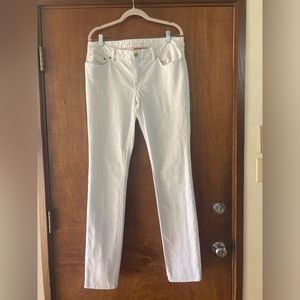 Tory Burch White “Skinny” Jeans 32